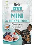 Brit Care Mini Adult Sterilised Salmon&Herring Mokra Karma dla psa op. 85g