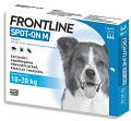 FRONTLINE Spot On Krople na kleszcze i pchły dla psa 10-20kg (rozm. M) op. 3 pipety [Data ważności: 11.2022]