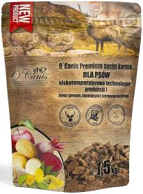 O'Canis Jeleń z prosem, ziemniakami i burakiem Sucha Karma dla psa op. 1.5kg