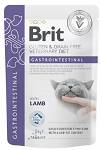 Brit Veterinary Diet Gastrointestinal Lamb Mokra Karma dla kota op. 85g SASZETKA
