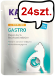 Kattovit Feline Diet Gastro z kurczakiem i ryżem (Huhn+Reis) Mokra Karma dla kota op. 85g Pakiet 24szt.
