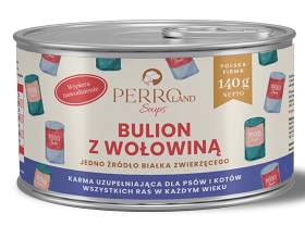 Perro Land Bulion z wołowiną dla psa i kota op. 140g