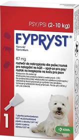 KRKA Fypryst Spot On Krople na kleszcze i pchły dla psa 2-10kg op. 1 pipeta