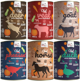 Syta Micha Chef Pakiet degustacyjny Mokra Karma dla psa op. 6x400g