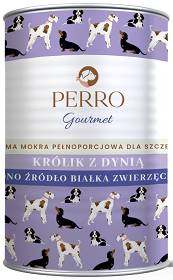 Perro Junior Królik z dynią Mokra Karma dla szczeniaka op. 400g