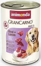 Animonda GranCarno Adult wołowina z jagnięciną Mokra Karma dla psa op. 400g