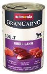 Animonda GranCarno Adult wołowina z jagnięciną Mokra Karma dla psa op. 400g