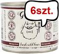 Gussto Fresh Wild Boar Mokra Karma dla kota op. 200g Pakiet 6szt.