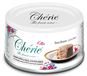 Cherie Mousse Kitten Tuna Mokra Karma dla kociąt op. 80g