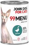 John Dog 99 Menu Adult Goose Mokra Karma dla kota op. 400g