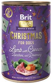 Brit Mono Protein Adult Christmas Lamb Mokra Karma dla psa op. 400g 