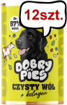 Dobry Pies Monoprotein Adult Czysty wół Mokra karma dla psa op. 400g Pakiet 12szt.