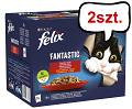 Felix Fantastic Adult Wiejskie smaki w galaretce Mokra Karma dla kota op. 2x(24x85g) Pakiet