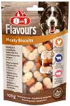 8in1 Flavours Meaty Biscuits Ciastka dla psa op. 100g