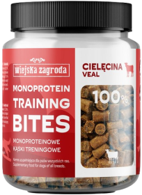 Wiejska Zagroda Monoprotein Training Bites Przysmaki z Cielęciną dla psa op. 150g