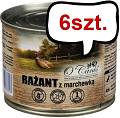 O'Canis Bażant z marchewką Mokra Karma dla psa op. 200g Pakiet 6szt.