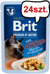 Brit Premium Sterilised Chicken Fillets GRAVY Mokra Karma dla kota op. 85g Pakiet 24sz. [Data ważności: 05.04.2026]