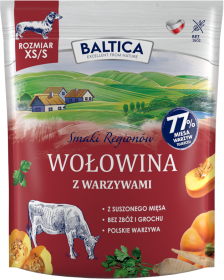 Baltica Smaki Regionów Adult Small Wołowina z Warzywami Sucha Karma dla psa op. 1kg