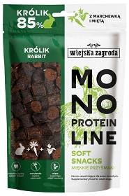 Wiejska Zagroda Monoprotein Line Przysmaki Miękkie Królik dla psa op. 115g