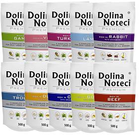 Dolina Noteci Premium Pakiet degustacyjny Mokra Karma dla psa op. 10x500g