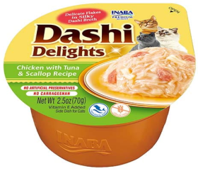 Inaba Ciao Dashi Delights Chicken&Tuna&Scallop Recipe Mokra Karma dla kota op. 70g