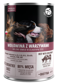 Pet Republic Adult Wołowina z warzywami Mokra Karma dla psa op. 1250g