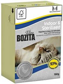 Bozita Indoor&Sterilised w galaretce Mokra Karma dla kota op. 190g