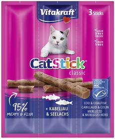 Vitakraft Kabanosy Cat Stick Mini dorsz dla kota op. 3szt.