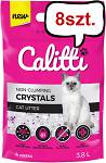 Calitti Crystal Żwirek silikonowy bezzapachowy dla kota poj. 3,8l Pakiet 8szt.