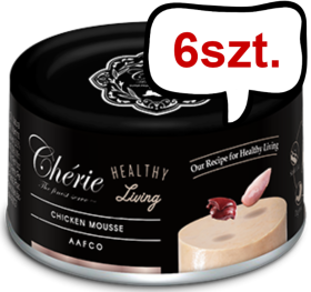 Cherie Adult Chicken Mousse Mokra Karma dla kota op. 80g Pakiet 6szt.