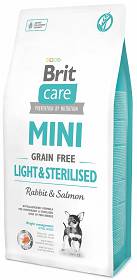 Brit Care MINI Adult Light&Sterilised Rabbit&Salmon Sucha Karma dla psa op. 7kg