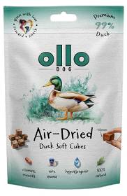 Ollo Przysmaki Air-Dried Duck Soft Cubes dla psa op. 80g