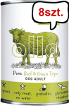 Ollo Pure Beef&Green Tripe Mokra Karma dla psa op. 400g Pakiet 8szt.