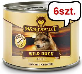 Wolfsblut Adult Wild Duck Mokra Karma dla psa op. 200g Pakiet 6szt.