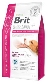 Brit Veterinary Diet Hypoallergenic Hydrolized Protein Sucha Karma dla psa op. 2kg