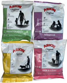 Arion Original Adult MIX SMAKÓW PRÓBKA Suchej Karmy dla psa op. 150g