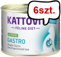 Kattovit Feline Diet Gastro z indykiem (Pute) Mokra Karma dla kota op. 185g Pakiet 6szt.