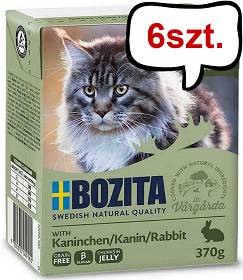 Bozita Adult Królik w galaretce Mokra Karma dla kota op. 370g Pakiet 6szt.