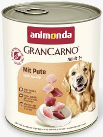 Animonda GranCarno Adult wieprzowina z indykiem Mokra Karma dla psa op. 800g
