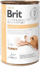 Brit Veterinary Diet Hepatic Turkey&Pea Mokra Karma dla psa op. 400g