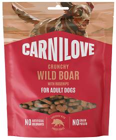 Carnilove Przysmak Crunchy Wild Boar with rosehips dla psa op. 200g