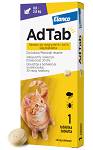 Elanco AdTab Tabletka na kleszcze i pchły 12mg dla kota o wadze 0.5kg-2kg op. 1szt.