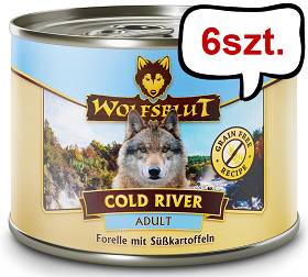 Wolfsblut Adult Cold River Mokra Karma dla psa op. 200g Pakiet 6szt.