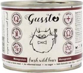 Gussto Fresh Wild Boar Mokra Karma dla kota op. 200g