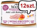 Wataha Mono Puppy Rabbit&Hokkaido Pumpkin Mokra Karma dla psa op. 185g Pakiet 12szt.