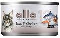 Ollo Cat Tuna&Chicken with Shrimp Mokra Karma dla kota op. 70g
