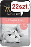 Miamor Ragout Royale Adult Tuńczyk i kurczak Mokra Karma dla kota op. 100g Pakiet 22szt.