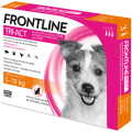 FRONTLINE TRI-ACT Spot On Krople na kleszcze i pchły dla psa 5-10kg (rozm.S) op. 3 pipety WYPRZEDAŻ