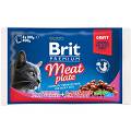 Brit Premium Adult Meat Plate Mokra Karma dla kota op. 4x100g