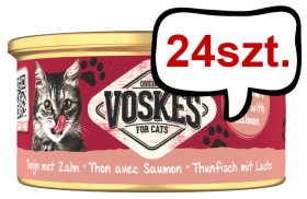 Voskes Original Jelly Tuna with Salmon Mokra Karma dla kota op. 85g Pakiet 24szt.